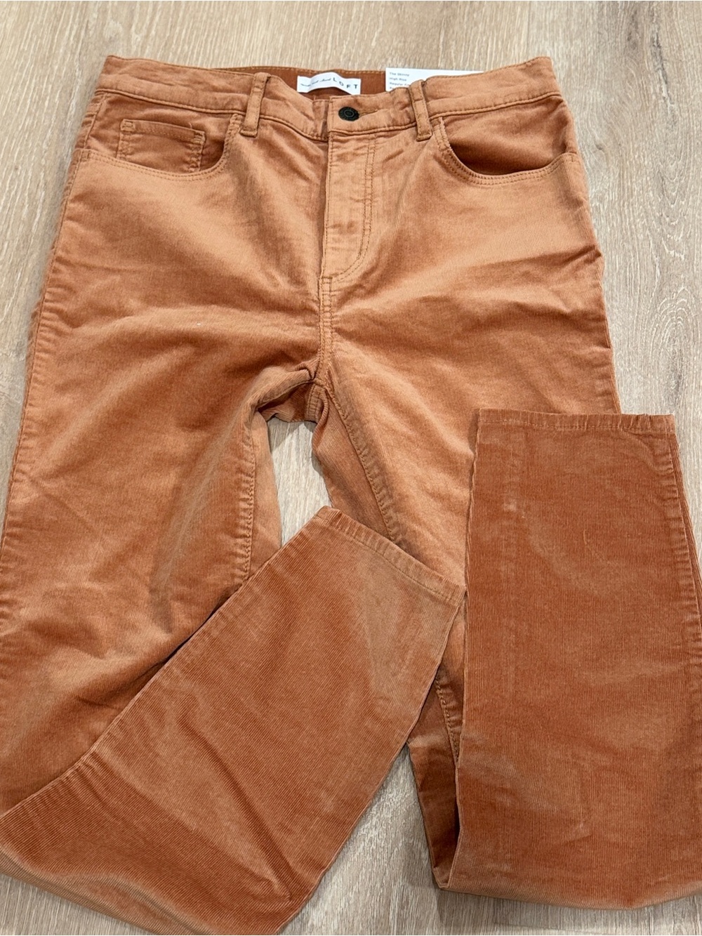 LOFT Skinny Jeans in Rusty Orange